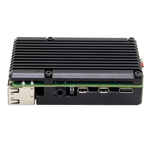 Lekka aluminiowa obudowa dla Raspberry Pi 4B, radiator pasywne chłodzenie