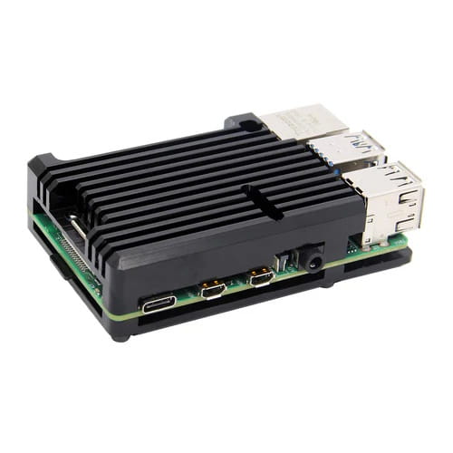 Lekka aluminiowa obudowa dla Raspberry Pi 4B, radiator pasywne chłodzenie