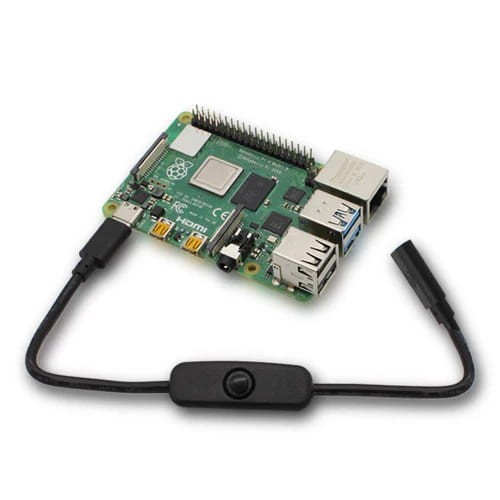 Kabel USB z przełącznikiem USB TYPA na USB typ-C, Przełącznik zasilania USB dla Raspberry Pi