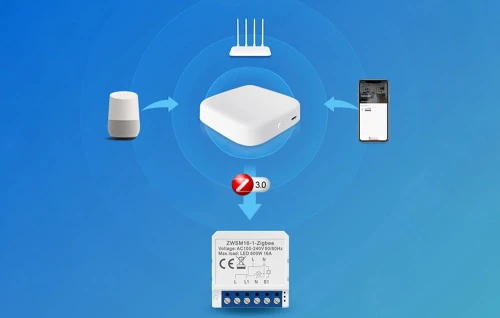 jednokanałowy przekaźnik Zigbee 3.0
