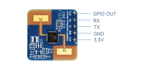 Czujnik Mikro-Ruchu Człowieka HMMD-mmWave, Radar MmWave 24GHz