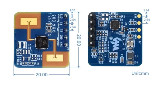 Czujnik Mikro-Ruchu Człowieka HMMD-mmWave, Radar MmWave 24GHz