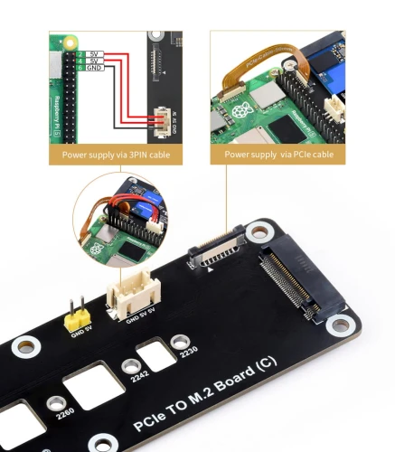 Adapter PCIe do M.2