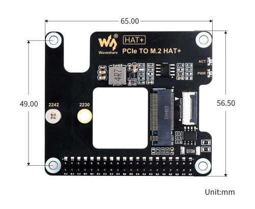 Adapter PCIe do M.2 M dla Raspberry Pi 5 M dla Raspberry Pi 5