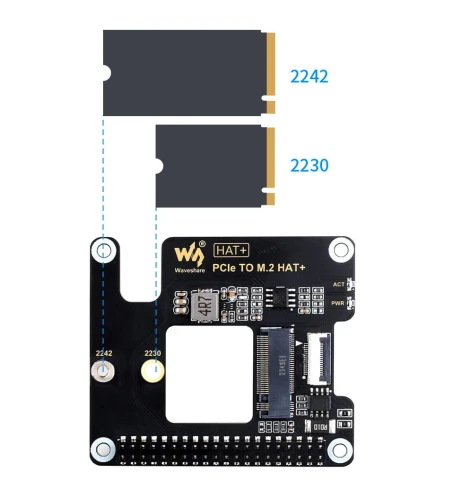 Adapter PCIe do M.2 M dla Raspberry Pi 5 M dla Raspberry Pi 5
