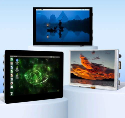 Pojemnościowy 5-calowy wyświetlacz 1024 x 600 z interfejsem HDMI i ekranem IPS dla Raspberry Pi PC Jetson