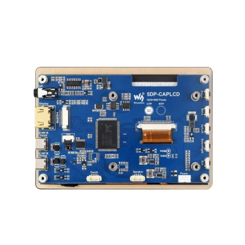 Pojemnościowy 5-calowy wyświetlacz 1024 x 600 z interfejsem HDMI i ekranem IPS dla Raspberry Pi PC Jetson