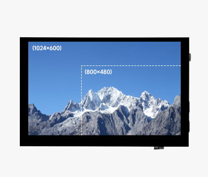 Pojemnościowy 5-calowy wyświetlacz 1024 x 600 z interfejsem HDMI i ekranem IPS dla Raspberry Pi PC Jetson