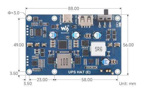 Moduł UPS dla Raspberry Pi – Zasilanie awaryjne z szybkim ładowaniem i monitorowaniem w czasie rzeczywistym