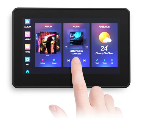 Moduł ESP32-S3 z 4.3" ekranem dotykowym LCD, WiFi/BLE, obsługa CAN i RS485