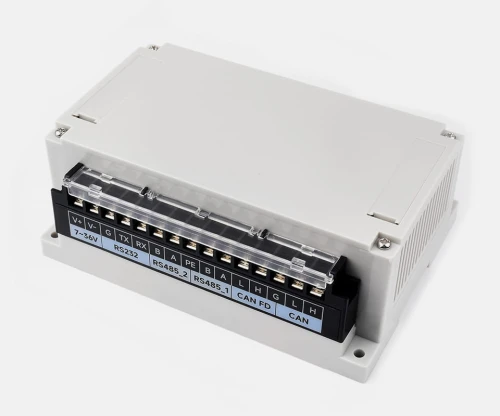 Przemysłowa karta rozszerzeń dla Raspberry Pi 4B/5 – 2x RS485, RS232, CAN, CAN FD, izolacja i montaż na szynie DIN