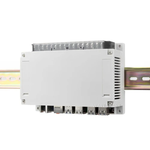 Przemysłowa karta rozszerzeń dla Raspberry Pi 4B/5 – 2x RS485, RS232, CAN, CAN FD, izolacja i montaż na szynie DIN