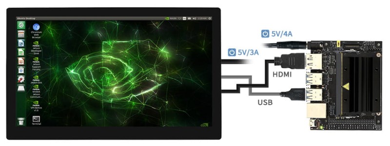 Wyświetlacz QLED Quantum Dot 10.1"pojemnościowy dotyk, 1280×720