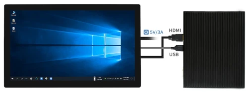 Wyświetlacz QLED Quantum Dot 10.1"pojemnościowy dotyk, 1280×720
