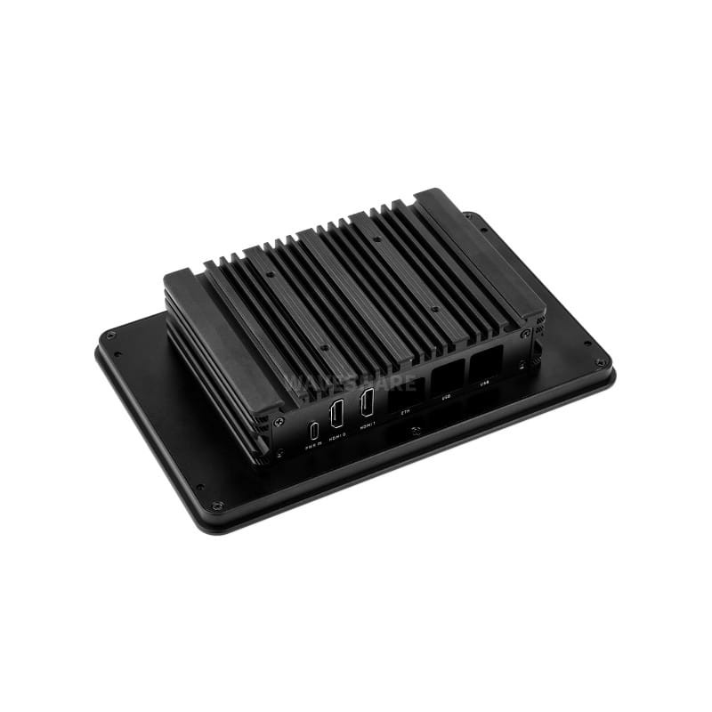 7" 720×1280 HMI All-in-One Dotykový Displej pro Raspberry Pi 5 2× HDMI 4K Hliníkové Pouzdro