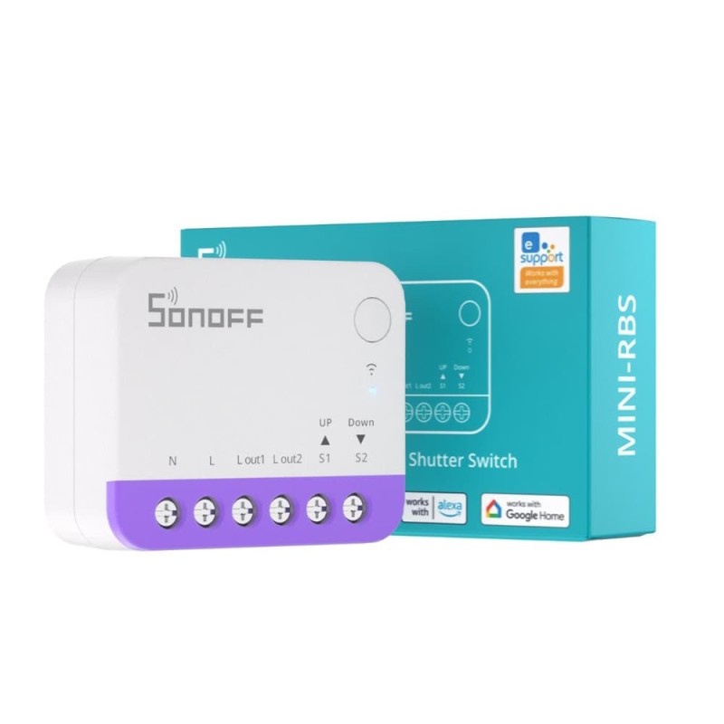 Sterownik rolet dopuszkowy WiFi Sonoff MINI-RBS