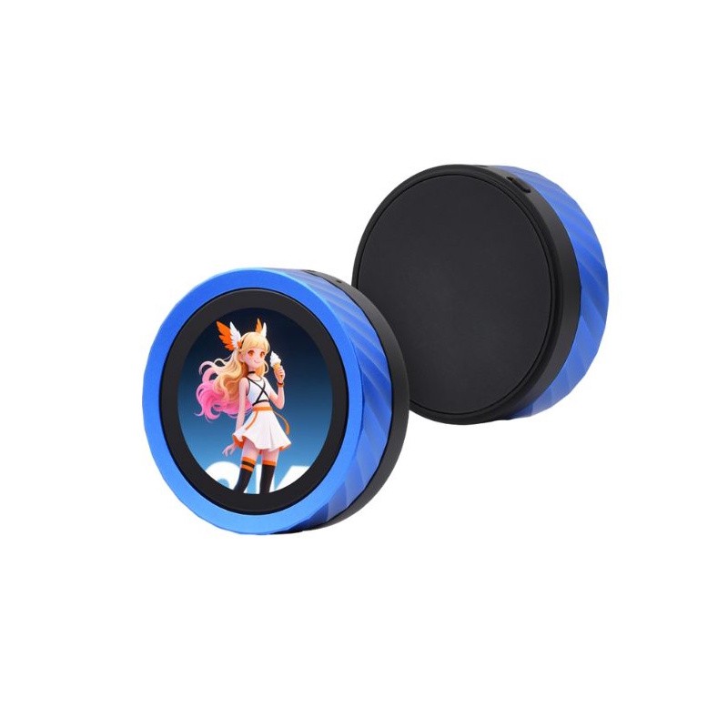 1.8" kulatý dotykový displej s otočným knoflíkem ESP32-S3 CNC kovové pouzdro Audio výstup