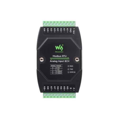 8-Input Module Current Measurement 0–20mA RS485 Modbus RTU Voltage Measurement 0–5V