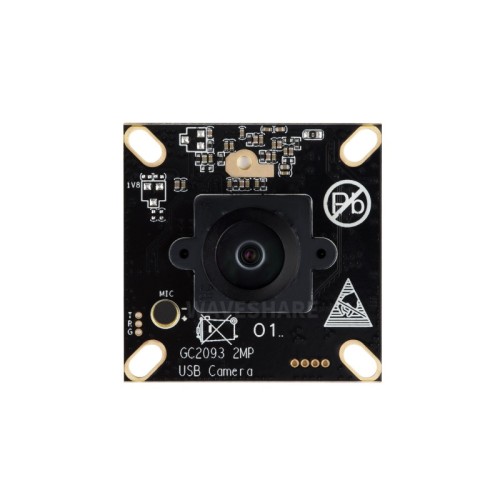 2MP USB Camera GC2093 M12 WDR 170° Microphone Plug & Play