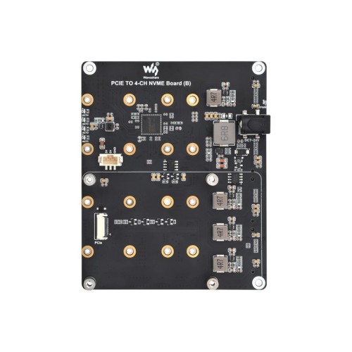 PCIE TO 4-CH NVME Board (B) NP Waveshare 50535