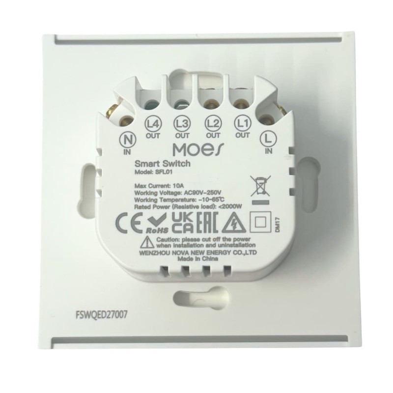 Star Feather Wi-Fi Smart Switch – Touch Panel