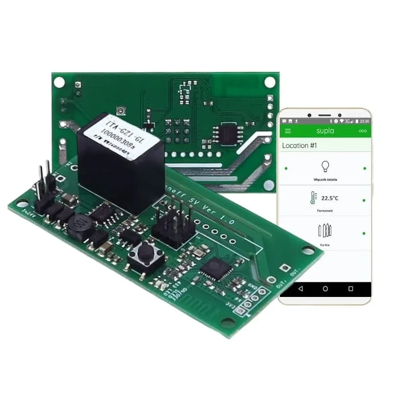 sonoff sv z supla sterownik bramy wifi