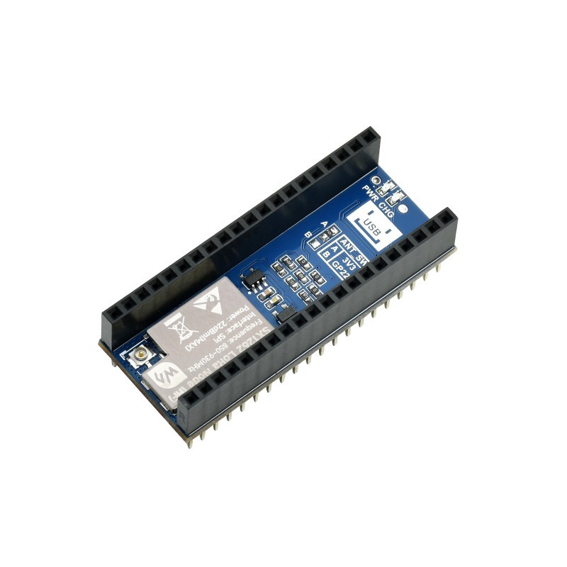 Modul SX1262 LoRa Node pro Raspberry Pi Pico 868MHz LoRaWAN s baterií