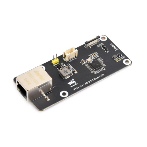 PCIe 2.5G Ethernet Karte für Raspberry Pi 5 RTL8125 Seitenmontage