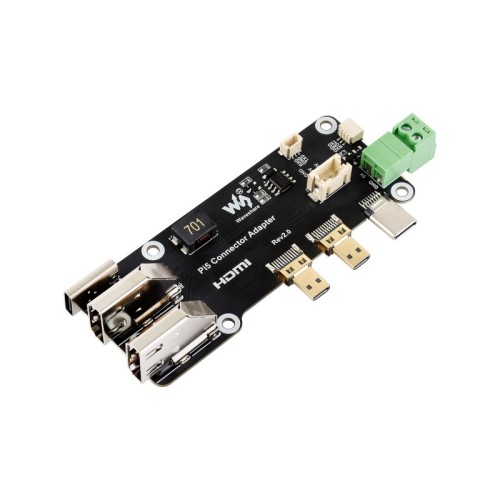 Micro-HDMI-auf-HDMI-Adapter für Raspberry Pi 5 / 4B Waveshare
