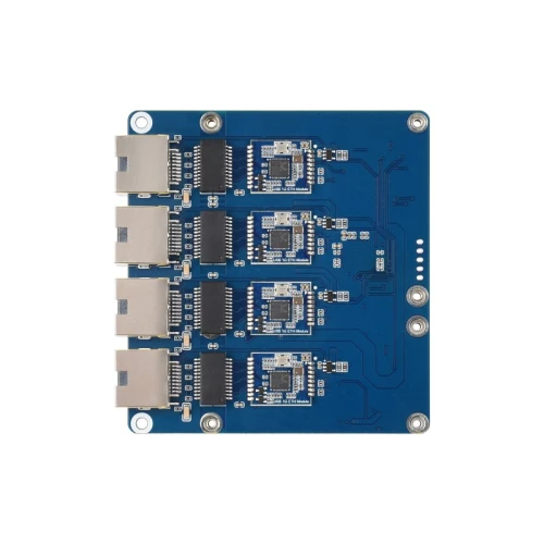 PCIe do 4-kanałowego Gigabit Ethernet (B) dla Raspberry Pi 5
