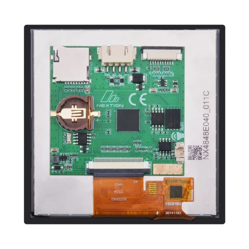 Wyświetlacz HMI Nextion 4'' 480x480 - Seria Edge - Pojemnościowy NX4848E040-011C