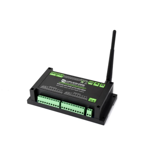 Industrieller ESP32-S3-Controller 8DI 8DO PoE Ethernet RS485 CAN DIN-Schiene