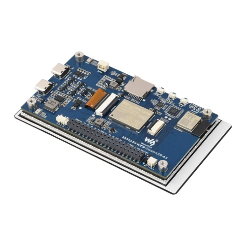 Lieferumfang: ESP32-P4-Modul mit Display und 8 Ohm Lautsprecher 2W