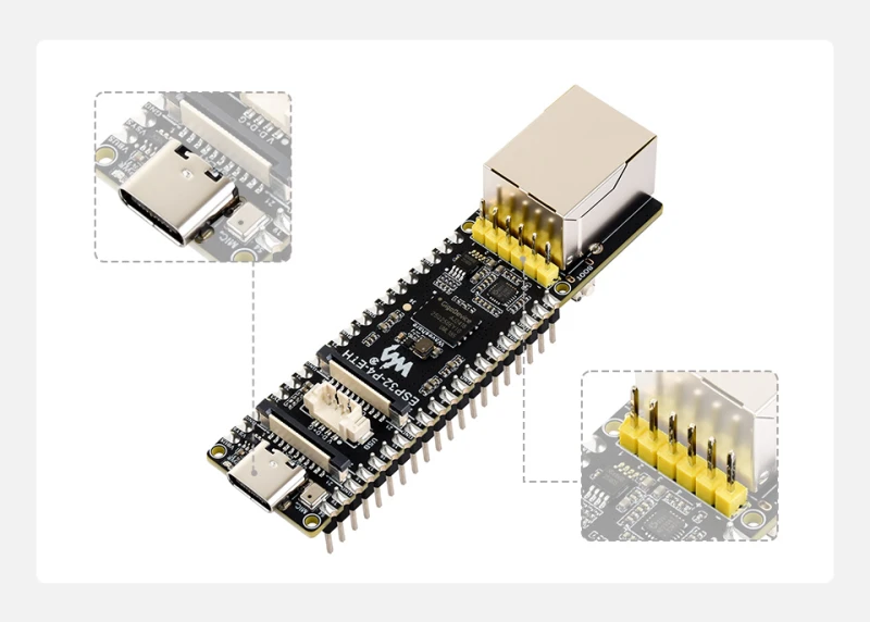 Metody zasilania płyty ESP32-P4-ETH