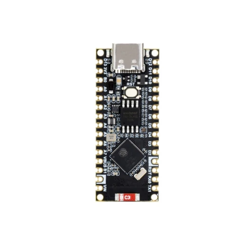 Ansicht der Anschlüsse auf dem ESP32-S3-Nano Board