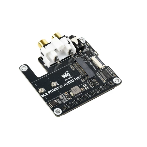 PCIe-Erweiterungsmodul für M.2 NVMe HAT mit PCM5122 Soundkarte Raspberry Pi 5 Waveshare