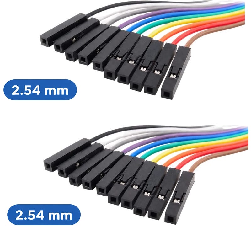 Przewody połączeniowe żeńsko-żeńskie 20cm 40 sztuk