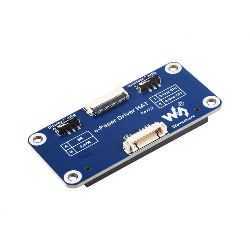 Nakładka sterująca e-Paper Driver HAT SPI 3.3V 5V Waveshare