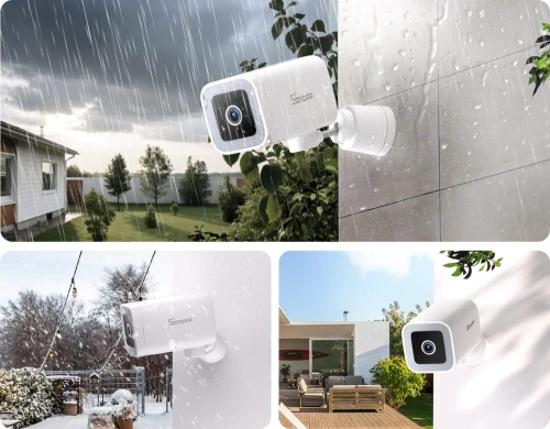 SONOFF CAM-B1P 2K WiFi AI IP65 Außen-IP-Kamera mit 180°-Drehung und Nachtsicht