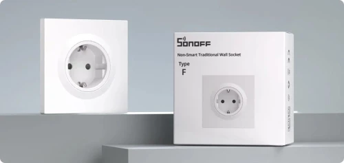 Wandsteckdose Typ F Schuko 16A 4000W PC Weiß