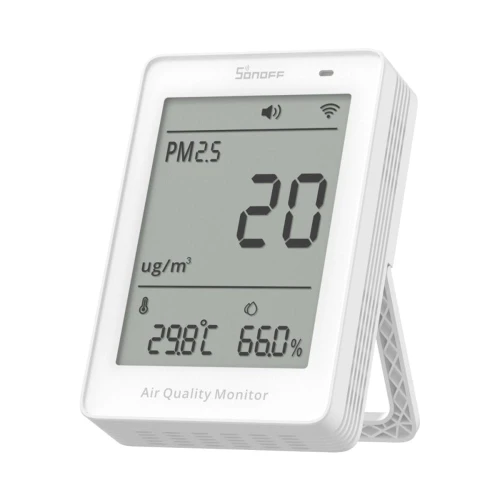 Monitor kvality ovzduší SONOFF AirGuard SAWF-07P PM2.5 PM10 Wi-Fi Matter