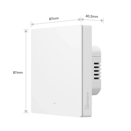 Nástěnný vypínač Zigbee 3.0 SONOFF ZBM5 Typ 86