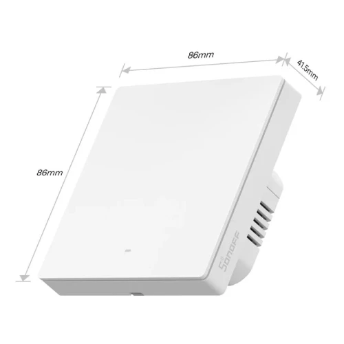 Chytrý nástěnný vypínač Sonoff M5-1C-86W 1-kanálový Wi-Fi Matter
