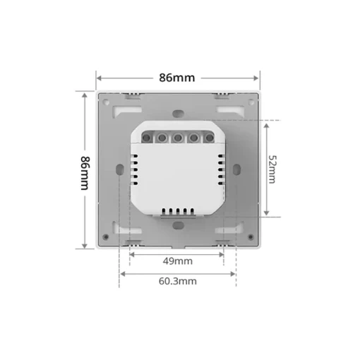Chytrý nástěnný vypínač Sonoff M5-1C-86W 1-kanálový Wi-Fi Matter