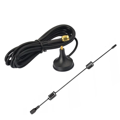 Externí anténa 433 MHz s magnetickou základnou, kabelem 3 m a konektorem SMA female