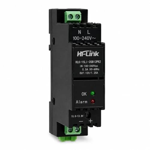 Zasilacz izolowany na szynę DIN AC/DC 12V 15W 1.25A Hi-Link HLK-15LI