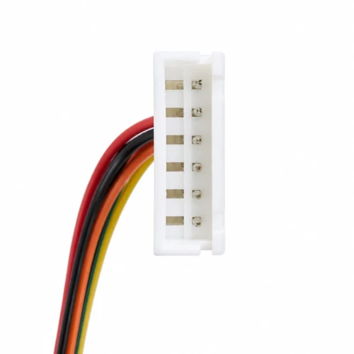 Wtyczka męska JST-XH 2.54 mm 6-pin z przewodami 20 cm