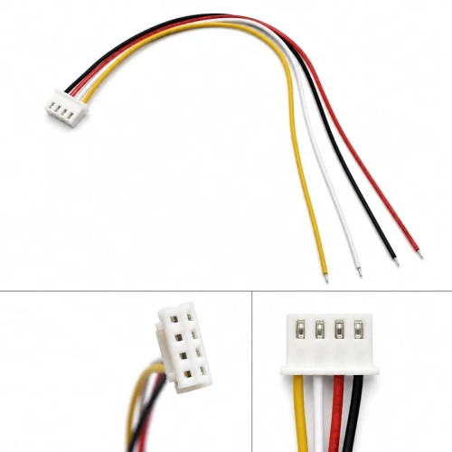 Złącze konektor JST-XH 2.54 mm 4-pin wtyczka żeńska z przewodami 20 cm 