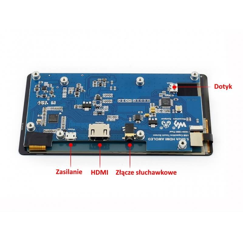 amoled Raspberry Pi opis wyprowadzeń