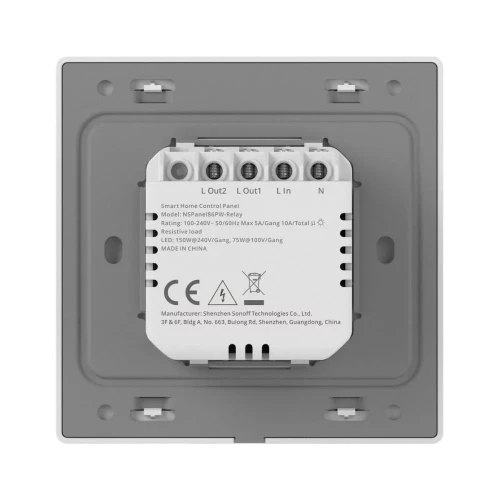 Panel sterowania inteligentnym domem SONOFF NSPanel Pro Gen2 przekaźnik 2-kanałowy Zigbee Matter - Wersja Biała